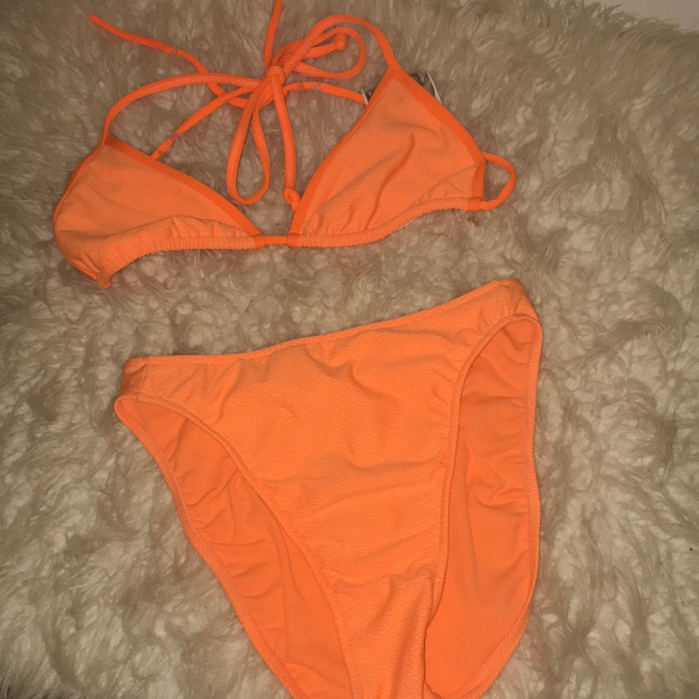 DeLaMer orange bikini